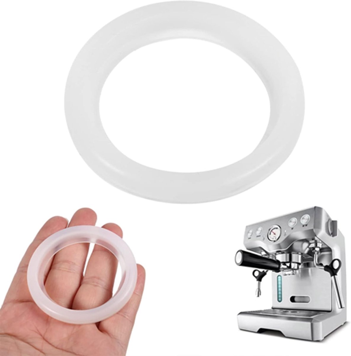 Sealing rings, replacement steam rings, silicone, universal silicone sealing head, group for filter plate, sealing - ShopVlot