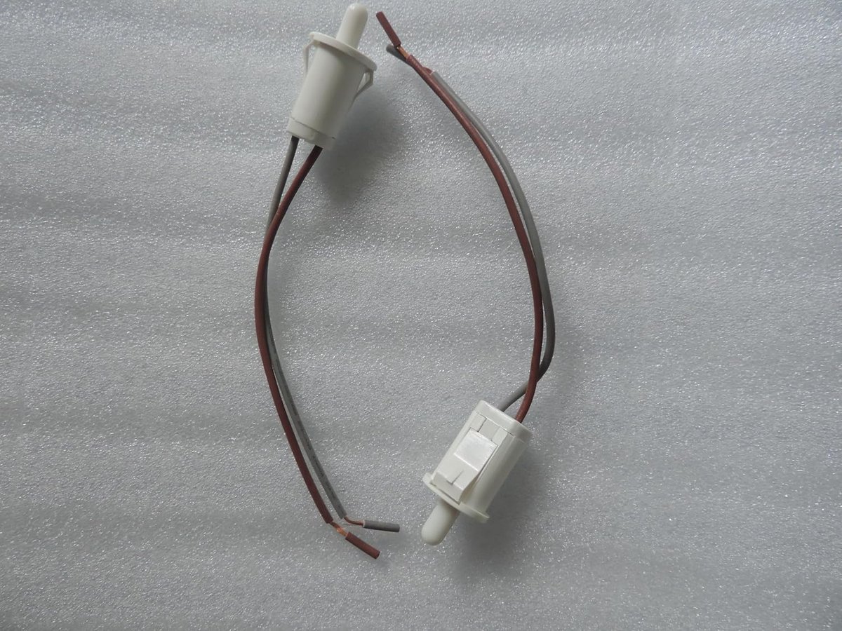 LTK-18 1A-250v normaal gesloten drukknop lichtschakelaar voor deurverlichting, wit LTK-18 1A-250v voor wijnkast - ShopVlot