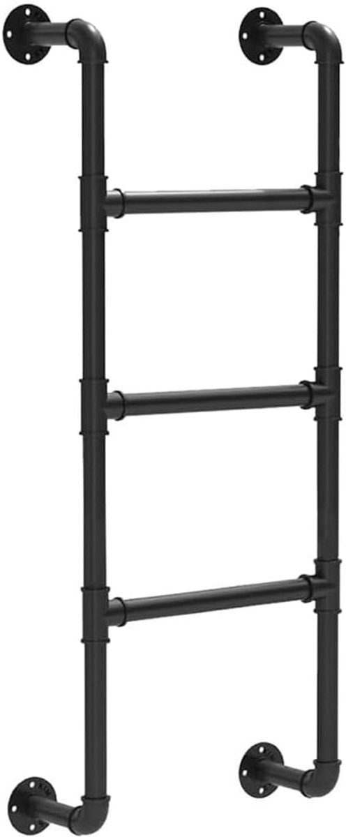 Ladder Studentenslaapzaal Ijzer Rechte Ladder Klimladder Zoldertrap Wandmontage Metalen Ladder - ShopVlot
