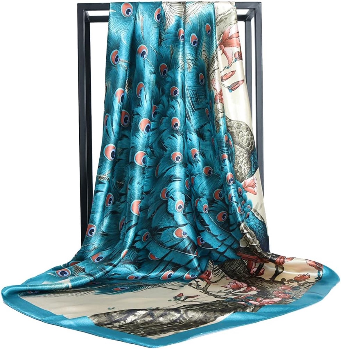Silk Neckerchief Women's Silk Scarf Women Silk Scarf Neckerchief Handkerchief Attachment Wrist Packaging - ShopVlot