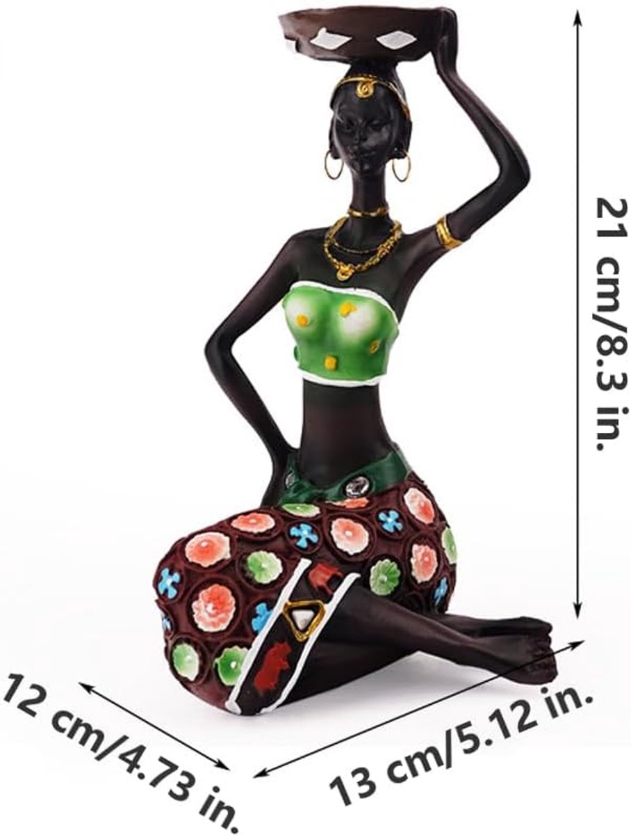 African Art Statues, Creative Resin Sculptures, Luxury Candlesticks, Female Statues, Tribal Statues, Home & Office - ShopVlot