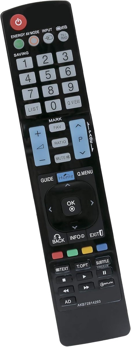 ALLIMITY AKB 72914293 Remote Control Replacement for LG Plasma TV AKB72915246 AKB72915207 AKB72915217 AKB72915244 - ShopVlot