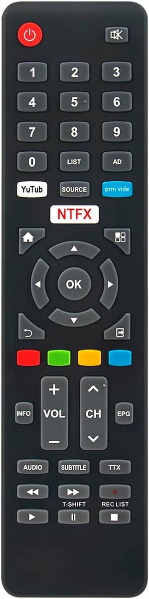 ALLIMITY Remote Control Compatible with Edenwood TV ED32A00HD-MM-967341 ED32A01HD-MM-970133 ED42A00FHD-MM-970136 - ShopVlot