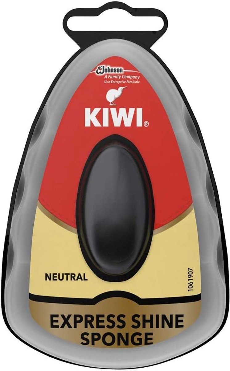 Kiwi Shoe Express Shine Sponge Neutral, 5 ml, Neutral, One Size, neutral - ShopVlot