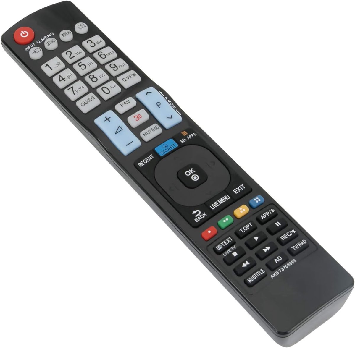 ALLIMITY AKB73756565 sub AKB74115502 Remote Control Replace for LG Smart 3D LED LCD TV 32LB650 47LB650 39LB650 42LB650 - ShopVlot