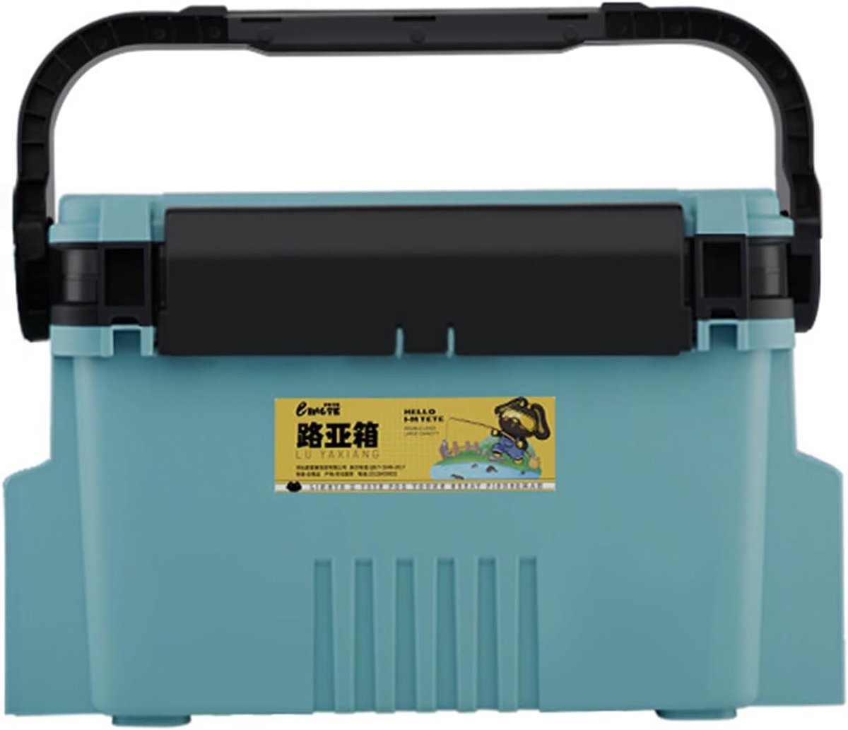 Aasbox, multifunctioneel, kan op aas zitten, visbox, visuitrusting, opbergdoos, koffer, visaccessoires, kunststof - ShopVlot
