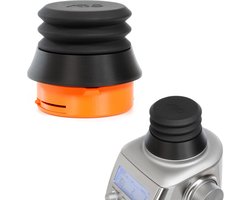 Single Dose Funnel with Silicone Bellows and Anti-Popcorning Weight - Compatible with Sage Smart Grinder Pro - Black - ShopVlot