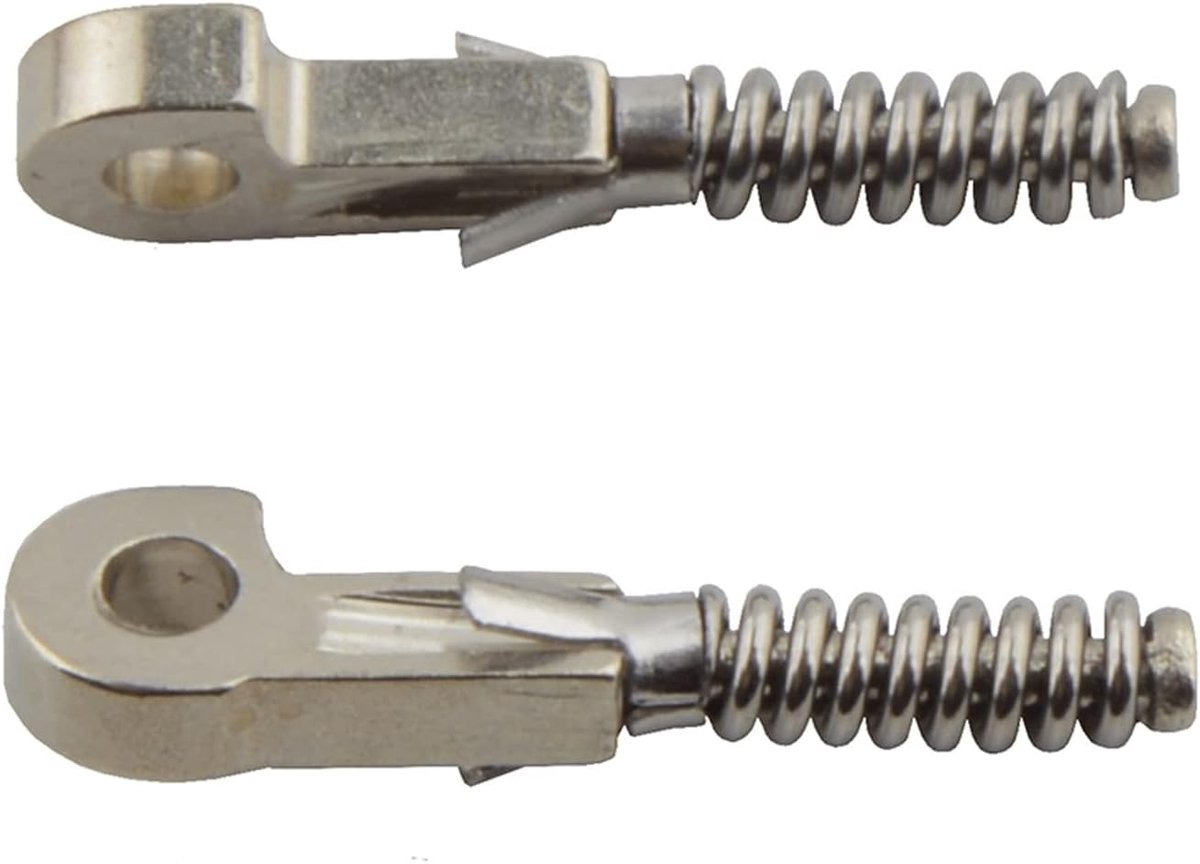 100 stuks, glazen veerscharnieren, glazen schroeven, for brilreparatie (Size : 3.5mm) - ShopVlot