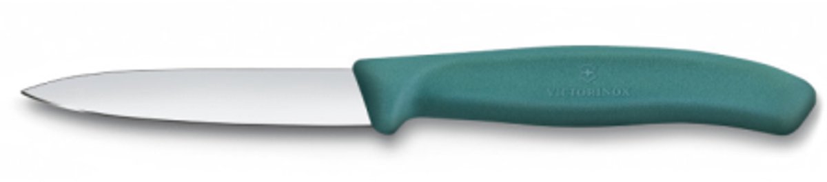 Victorinox Swiss Classic schilmesje - 8 cm - glad lemmet - spitse punt - groen