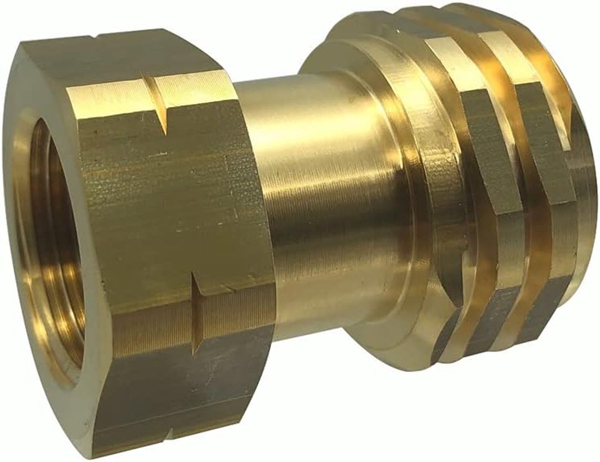 Adapter voor Amerikaanse regulator naar Duitse propaanfles - Geschikt voor 3-33 kg - Eenvoudige aansluiting op gasflessen