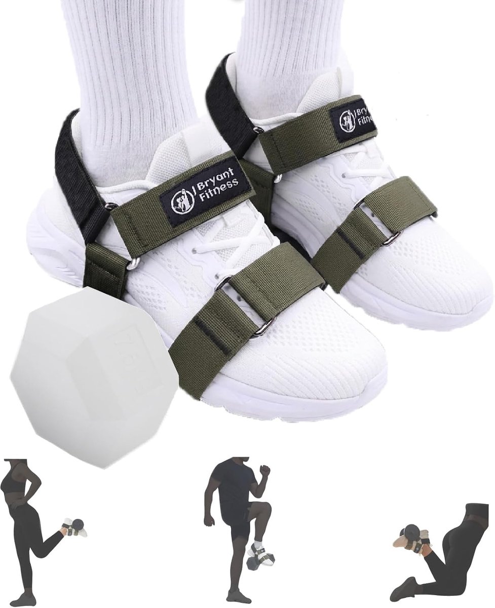 Halter-voetlussen voor scheenbeentraining - verstelbare enkelriemen - krachttraining - ideaal voor thuistraining - ShopVlot