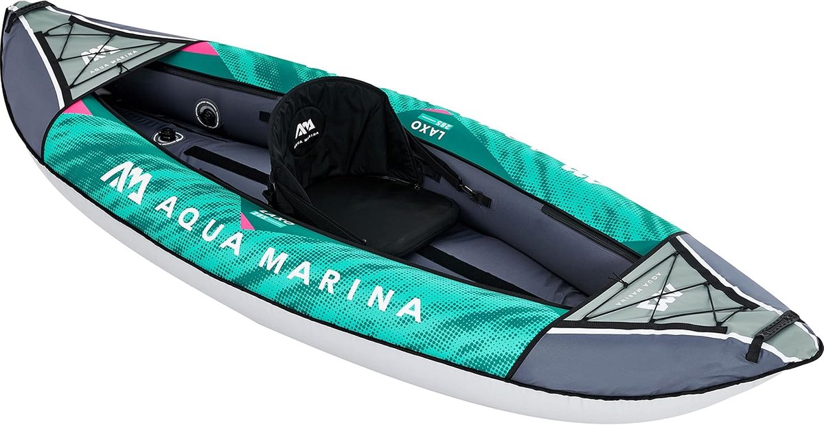 Opblaasbare kajak 285cm - 1-persoons - Lichtgewicht 11,5kg - Ideaal voor recreatief gebruik - ShopVlot