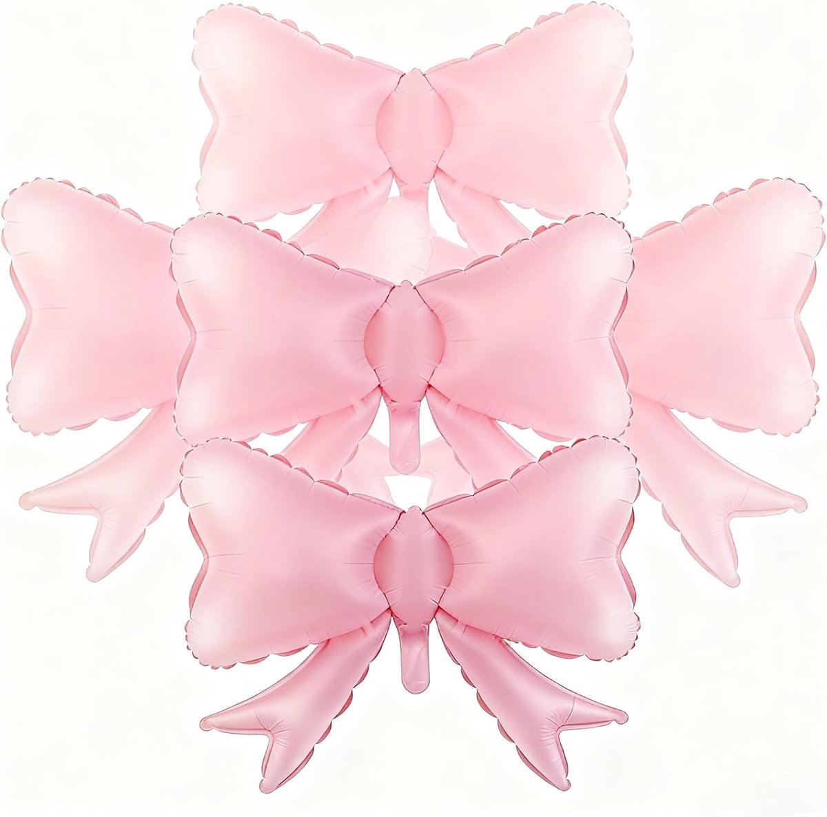 6pcs pink bow balloons - ShopVlot