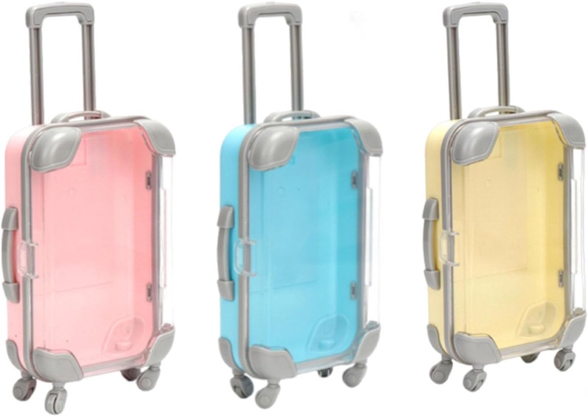 3 stuks reisgeschenkkoffers, miniatuur, geldcadeau, reiskoffer, geldkoffer als geldcadeau voor vakantie, voor - ShopVlot