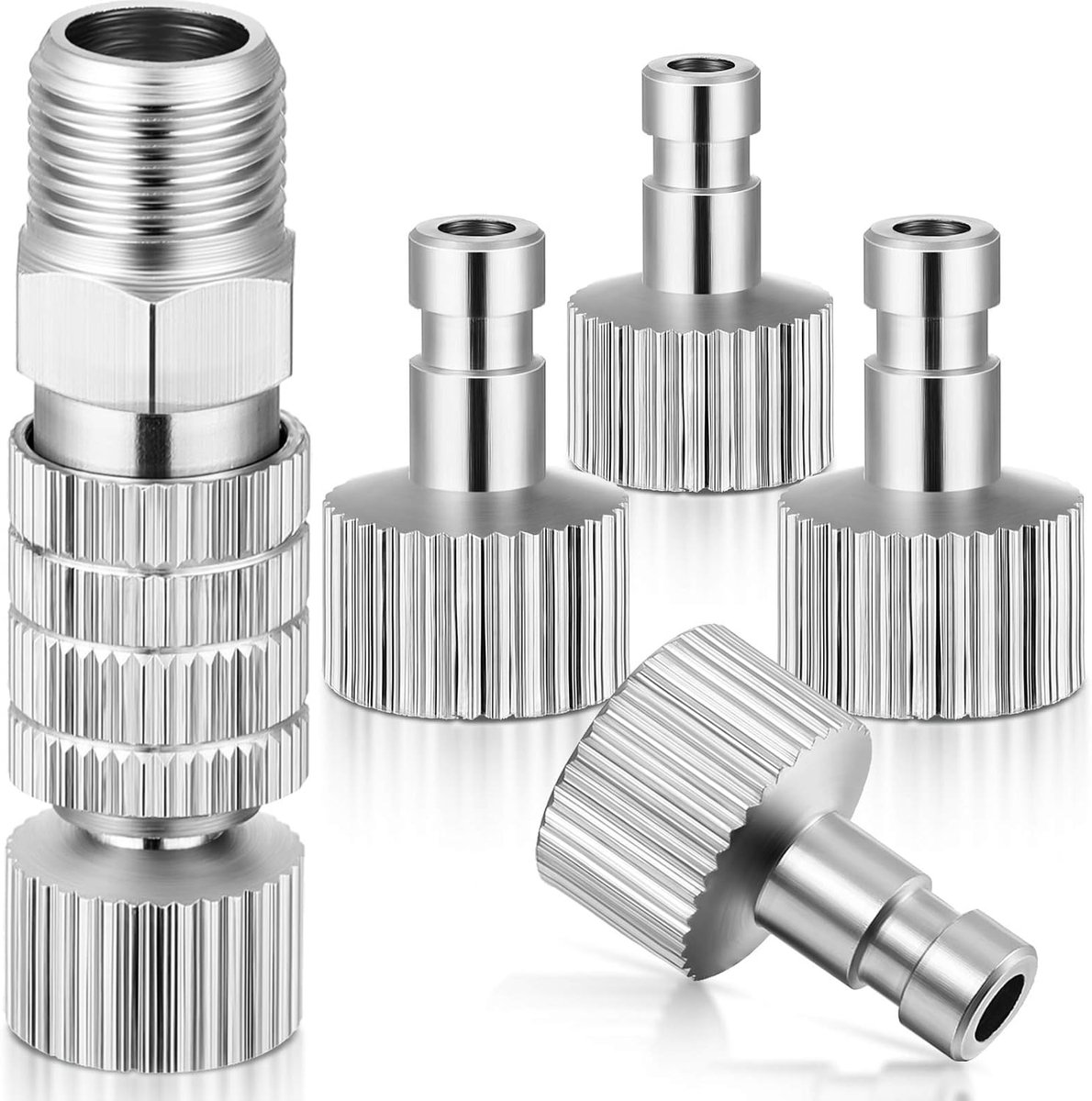 Airbrush Quick Release Clutch Clutch Adapter Set, 5pcs 1/8 Inch Female Connector and Male Adapter Accessories Valve - ShopVlot