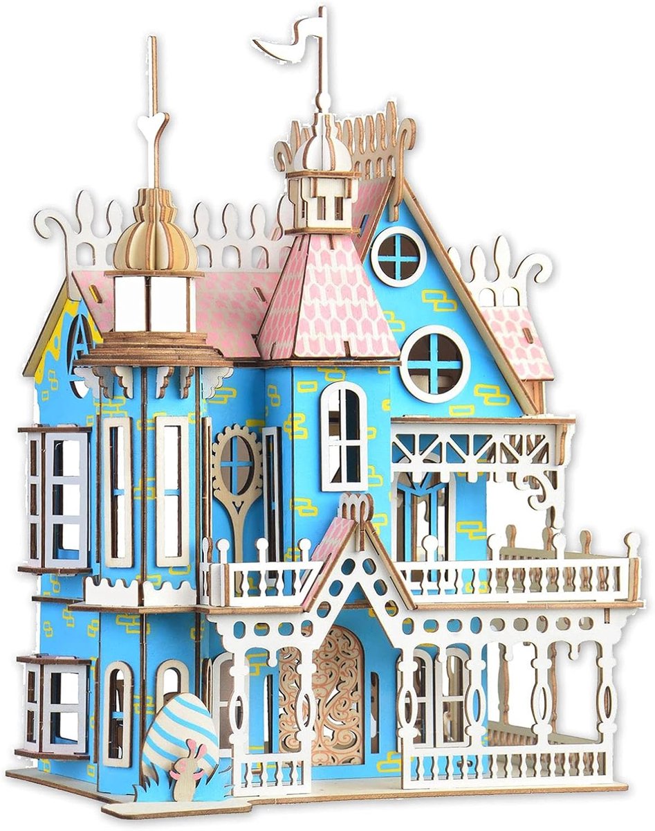 3D Puzzle Dollhouse for Kids, 3D Puzzle Dollhouse Puzzle for Girls - ShopVlot