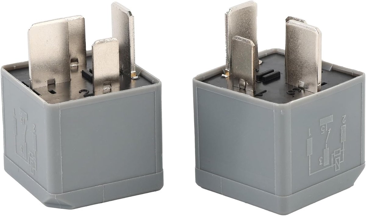 Set of 2 Flydida Relays Compatible with Fiesta Focus, Transit Galaxy C-Max B-Max S-Max 4-Pin Car Relay 5M5T-14B192-EA - ShopVlot
