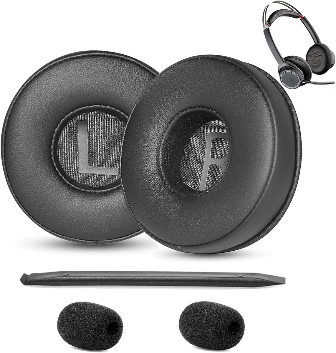 Voyager Focus UC Ear Pads Replacement Compatible with Poly Voyager Focus UC,Plantronics Voyager Focus UC B825 - ShopVlot