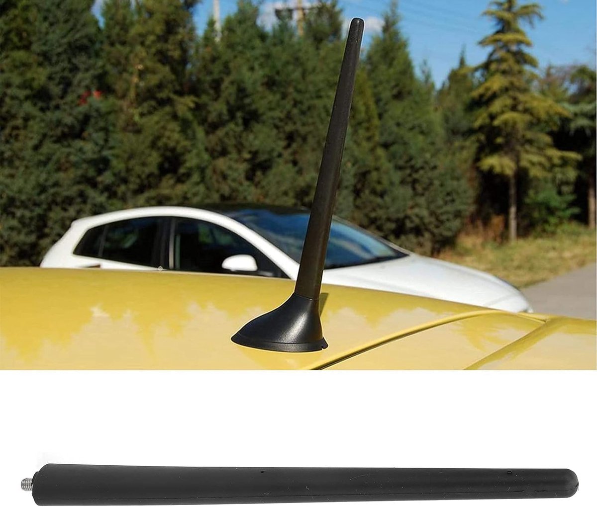 AM/FM radio antenna for car (references 51910790, 51890258 and 52019353), compatible with Fiat, Romeo 500, Alfa Romeo - ShopVlot
