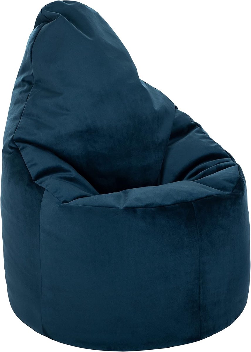 Loft 25 Capriccio Velvet Bean Bag Chair - Indoor Home Living Room Premium Bean Bag Chair - ShopVlot