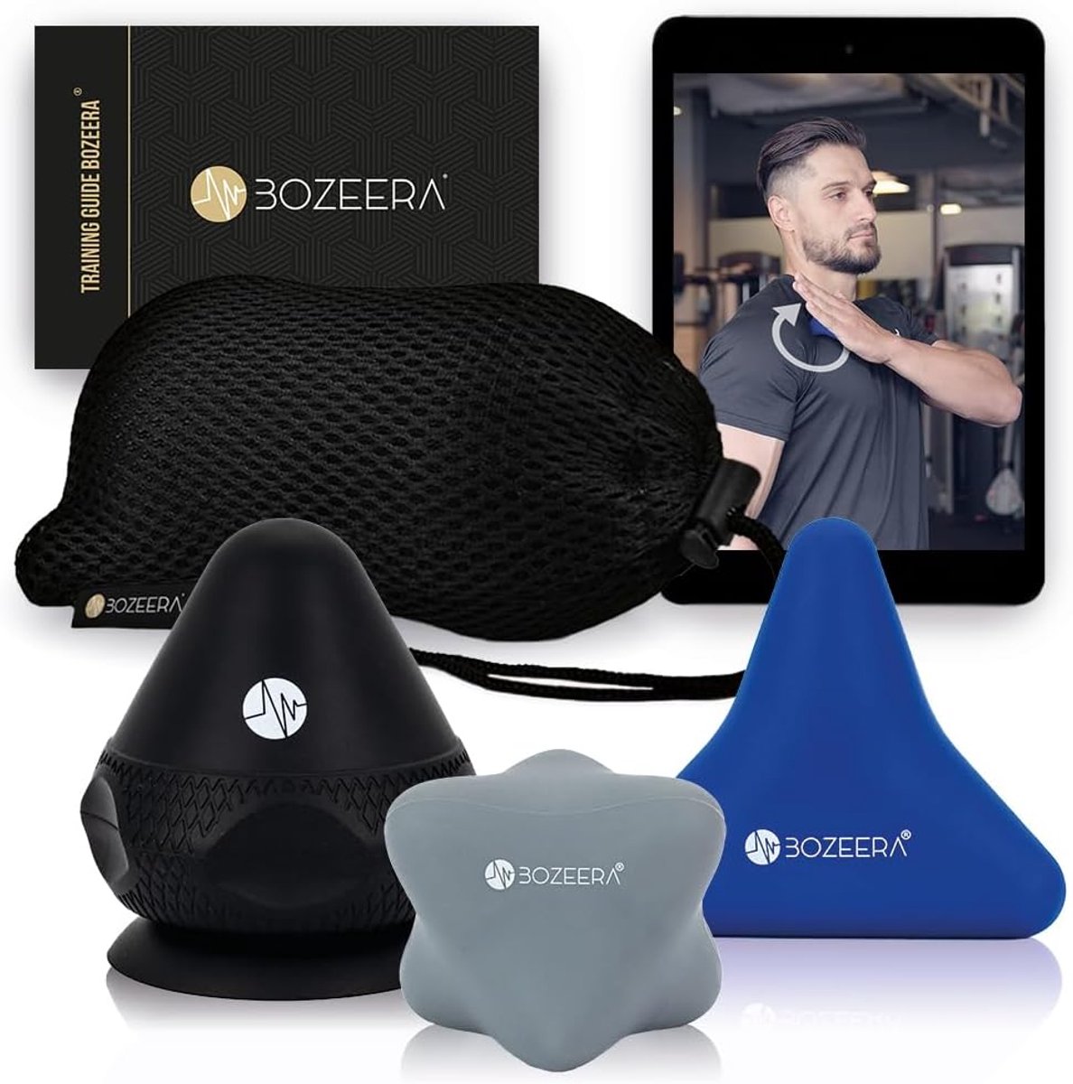 Triggerpoint Massage Set, Relieves Tension in Shoulders, Neck, Back etc. – Triggerpoint Tool With Suction Cup - ShopVlot