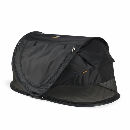 Deryan Peuter Luxe Campingbedje - Inclusief zelfopblaasbare matras - Zwart van Deryan — afbeelding 2