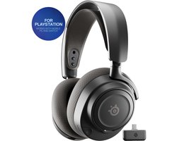 SteelSeries Arctis Nova 7P Gen 2 - Draadloze Gaming Headset - 50 uur accuduur - PlayStation, PC, Switch & Mobiel - Zwart
