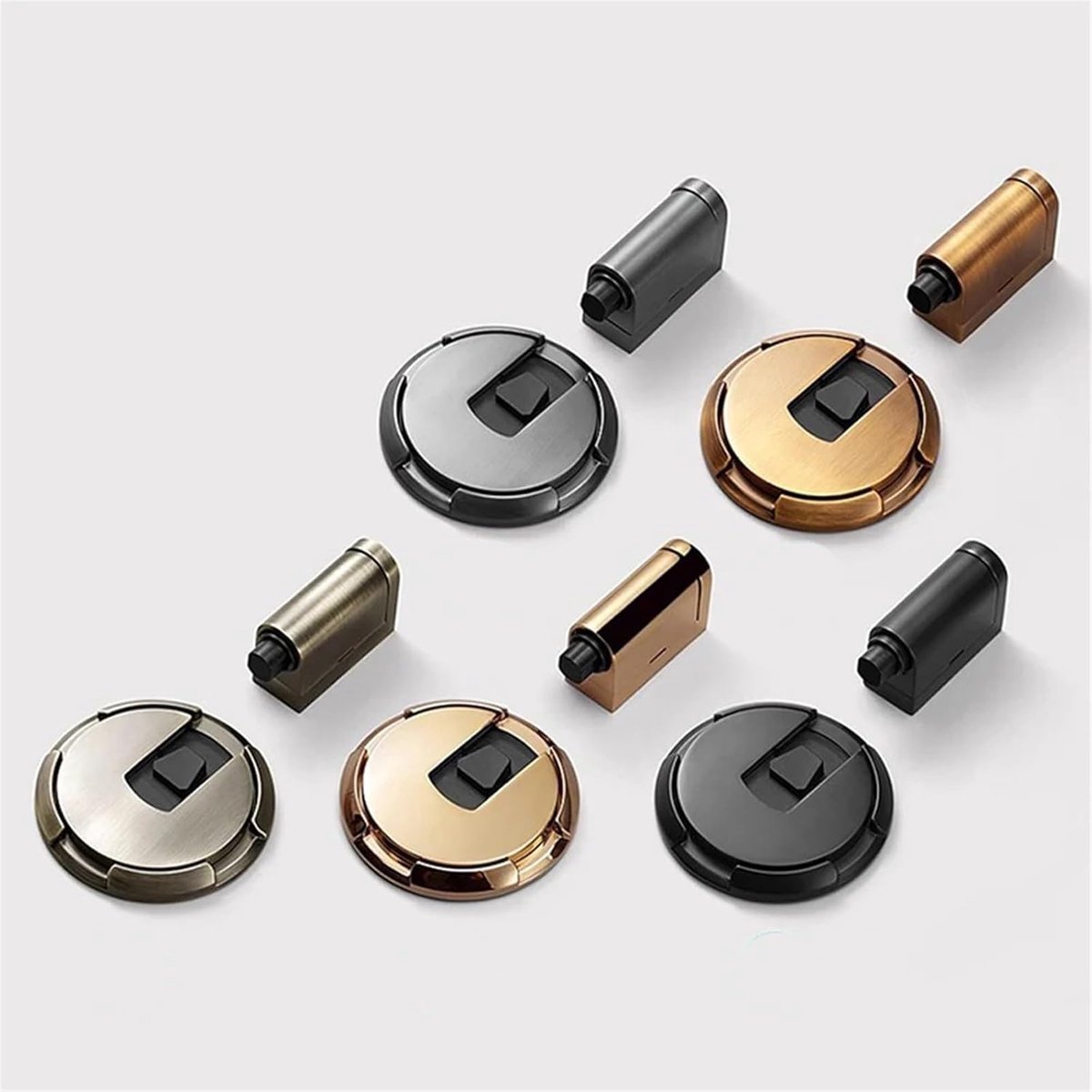 Deurstopper - Vloer Stopper - Deuren Open Houden - Automatische Werking - 1 Stuks - Helder Goud