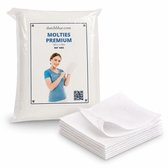 Dutchblue® | 50 PREMIUM molton washandjes droog | wegwerp | molties | zacht en sterk