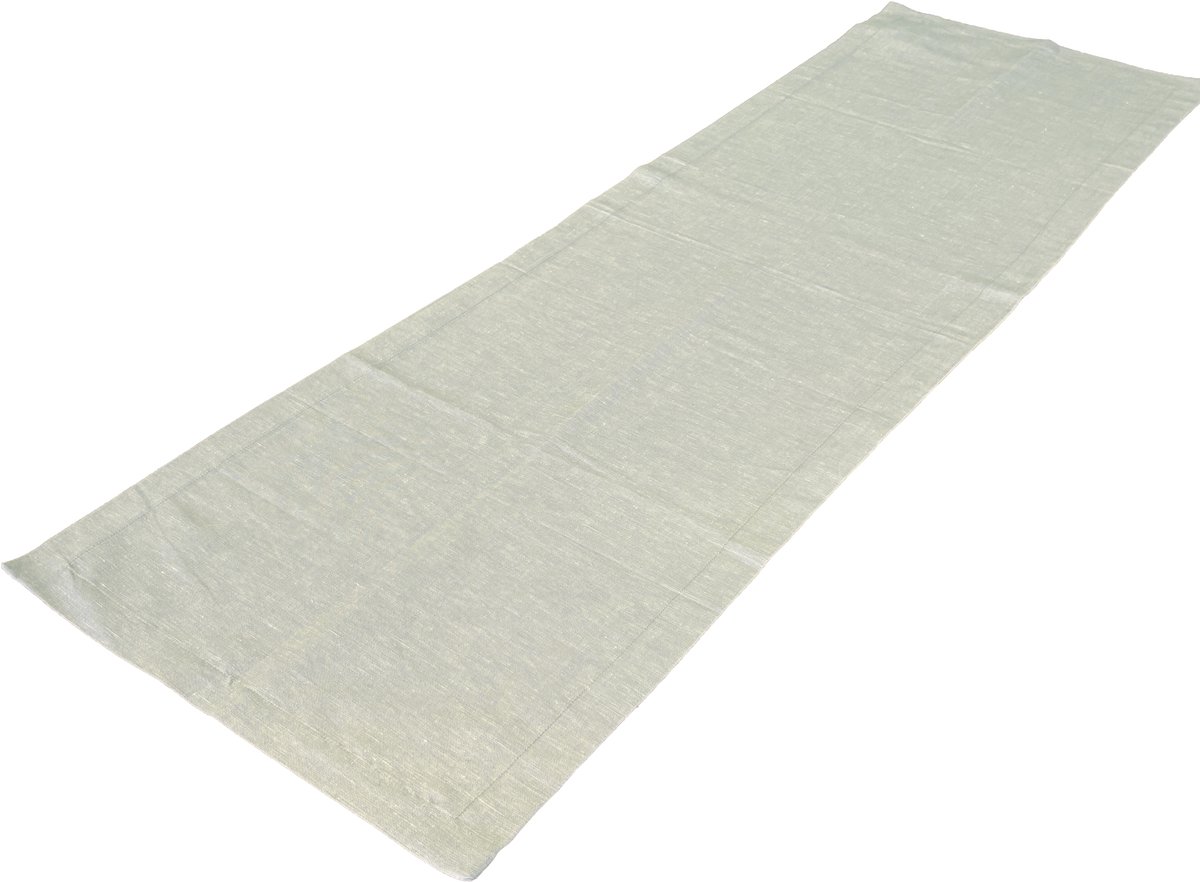 Tafelloper Scantex Corsini - kleur Loft - 50% linnen / 50% katoen