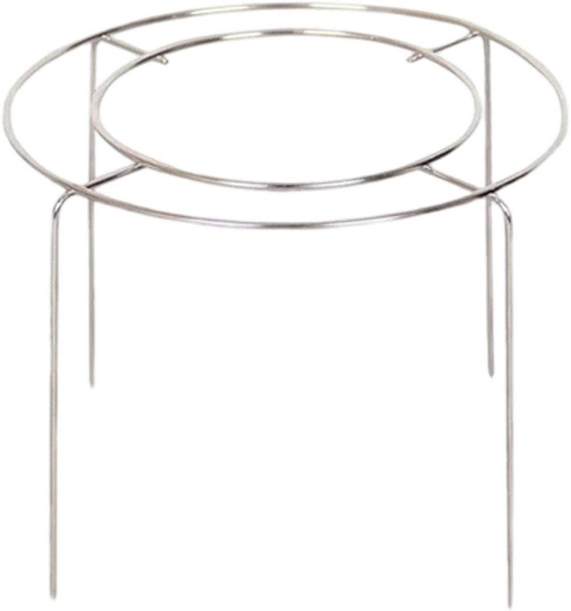 Stoomrek Rond Stoommandje Bakrek Voedsel Bereiden Roestvrij Staal 18 cm Zilver