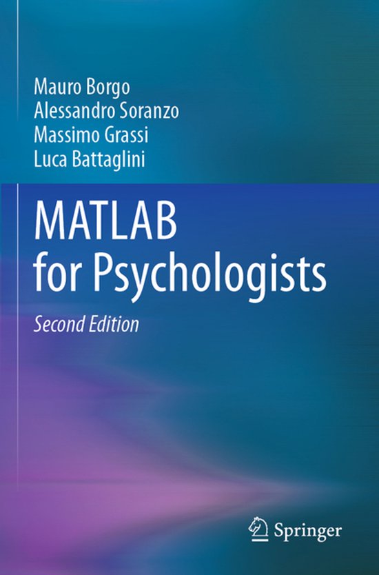 MATLAB for Psychologists - cover