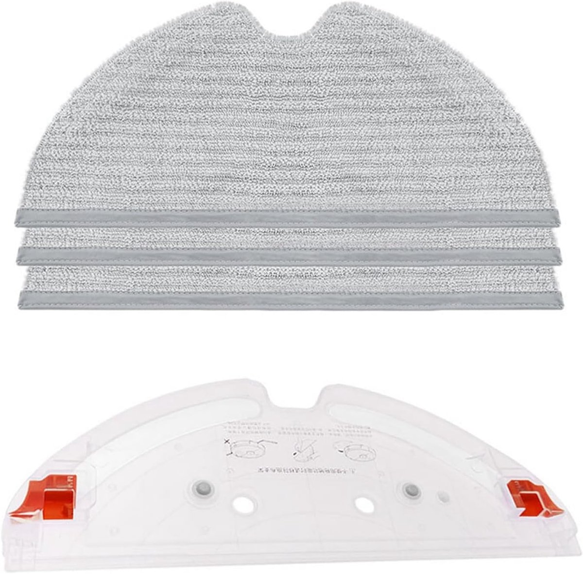 Mop Bevestiging Doek - Reservoir Onderdelen - Vloeren Schoonmaken - Hoge Kwaliteit Materiaal - 50 Gram - Niet Gespecificeerd