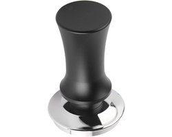 Koffie Tamper - Espresso Pers - Consistente Druk - Vlakke Bodem - 51-58mm - Zwart