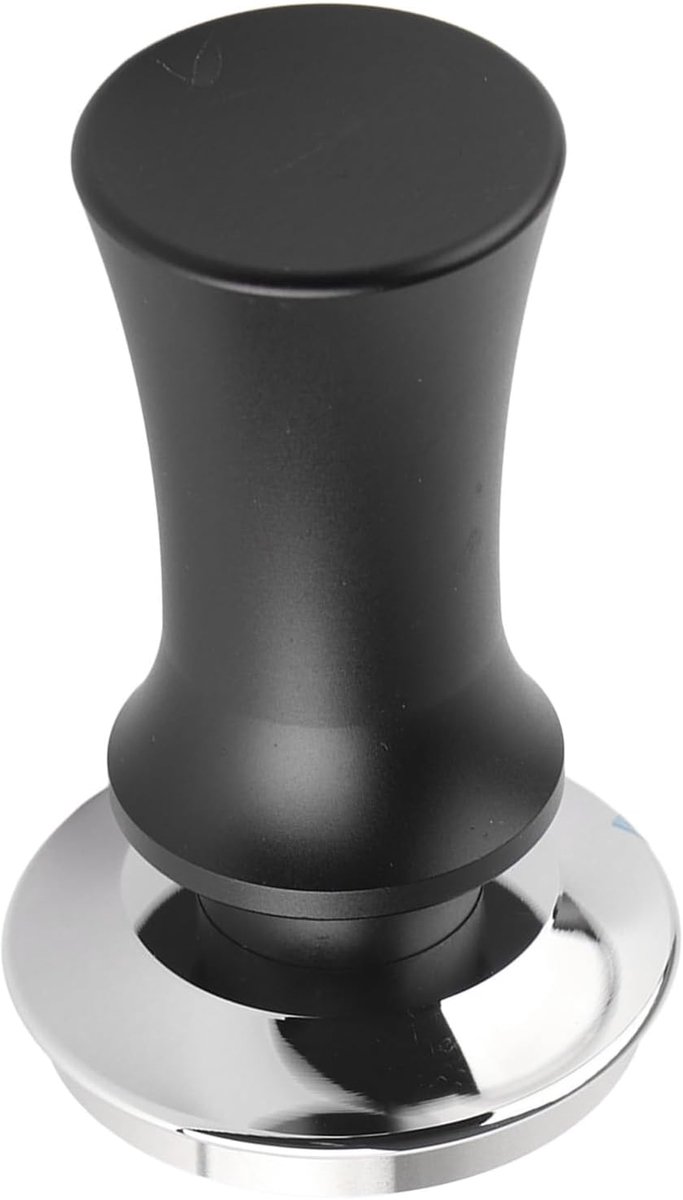 Koffie Tamper Espresso Pers Consistente Druk Vlakke Bodem 51-58mm Zwart