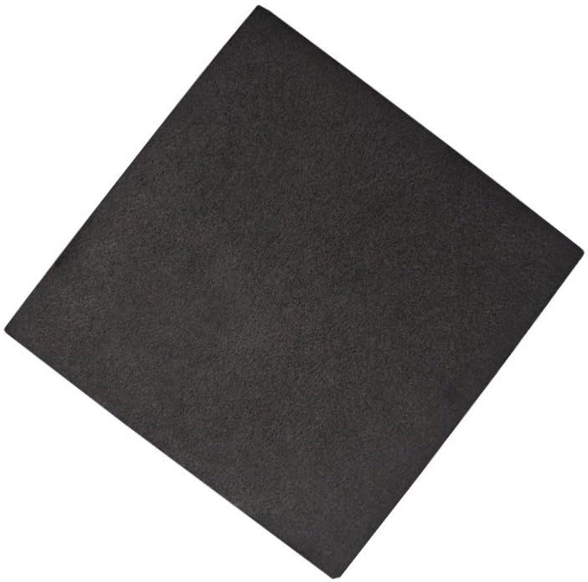 Geplatineerd Carbonpapier - Platina Gecoat - Brandstofcel Onderzoek - Hoge Katalytische Activiteit - 10x10 cm - Zwart