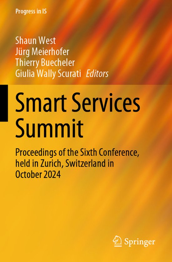 Progress in IS- Smart Services Summit - cover