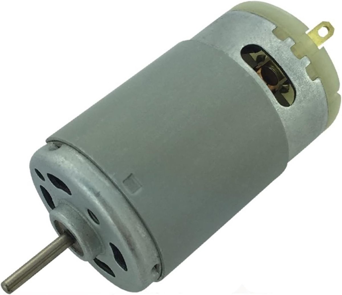 DC Motor - Handgemaakte Motor - Hobby Projecten - Hoge Snelheid - 24V 15000RPM - Zilverkleurig