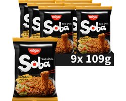 Nissin Soba Bag Classic Noodles - Wok Style Instant Noedels - 9 stuks