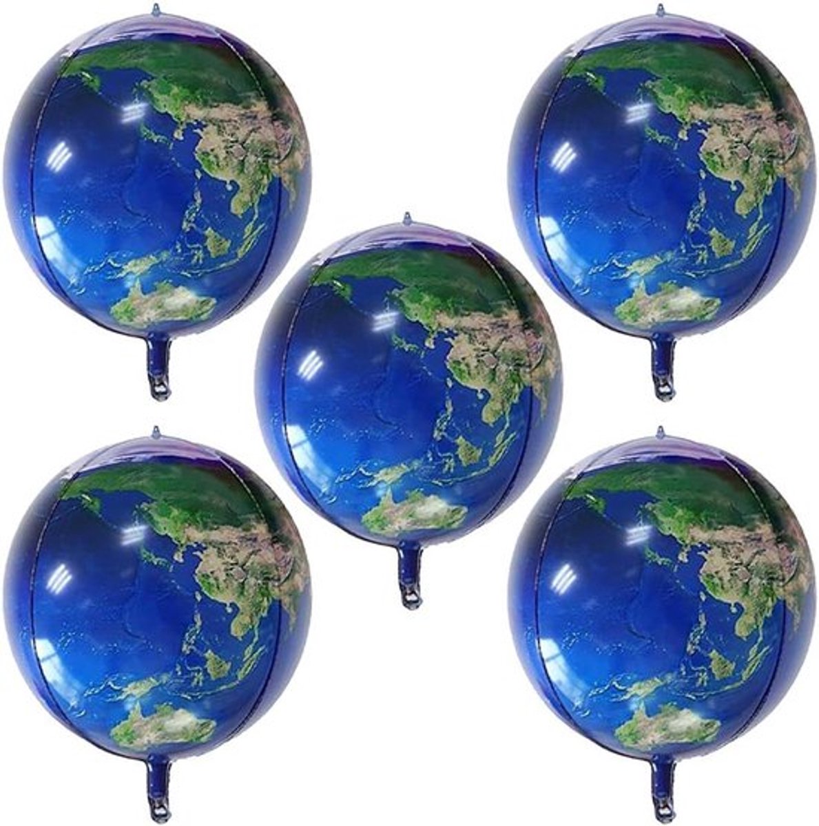 Werkballoonset Allecto Plus voor kinderen met wereldkaart