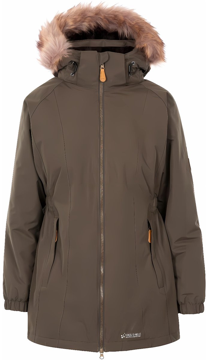 Trespass damesregenjas Celebrity Damesjas Tp50 Dark Vine Groen