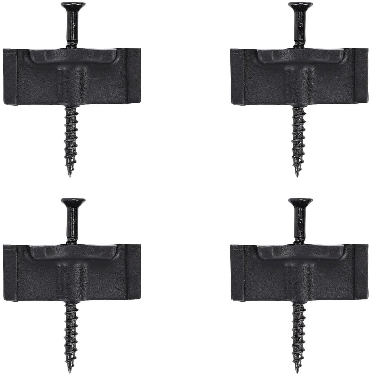 Deck Mounts - Bevestigingsclips Dekdelen - Terras Bouwen - Zonder Zichtbare Schroeven - 100 Stuks - Zwart