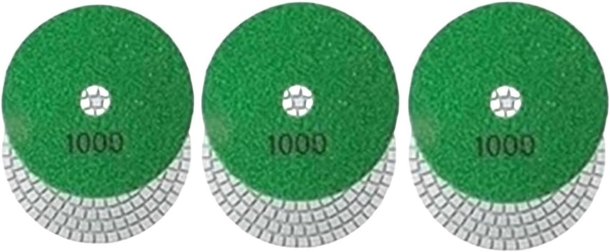 Diamant Polijst Pads - Schuurmiddel Polijstschijf - Oppervlakken Polijsten - Droog en Nat Gebruik - 3-7 Inch - Niet gespecificeerd