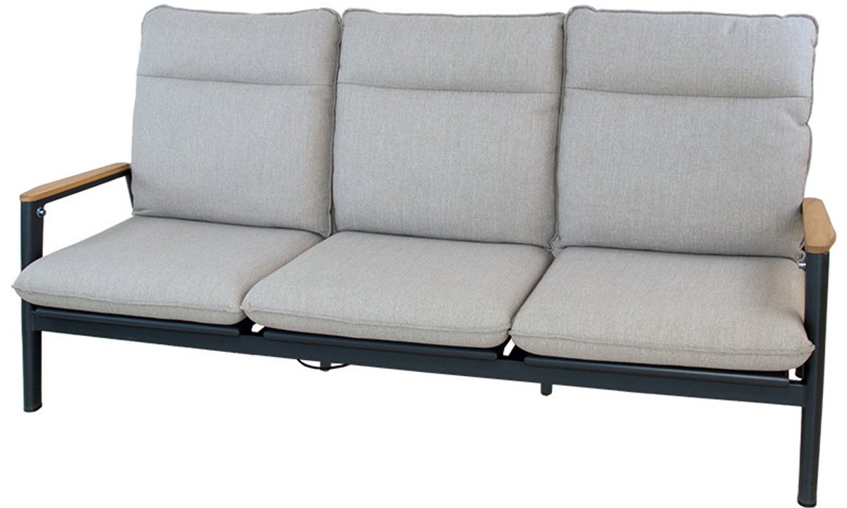 Merino lounge 3-zitsbank midnight grey sunny creme Oosterik Home