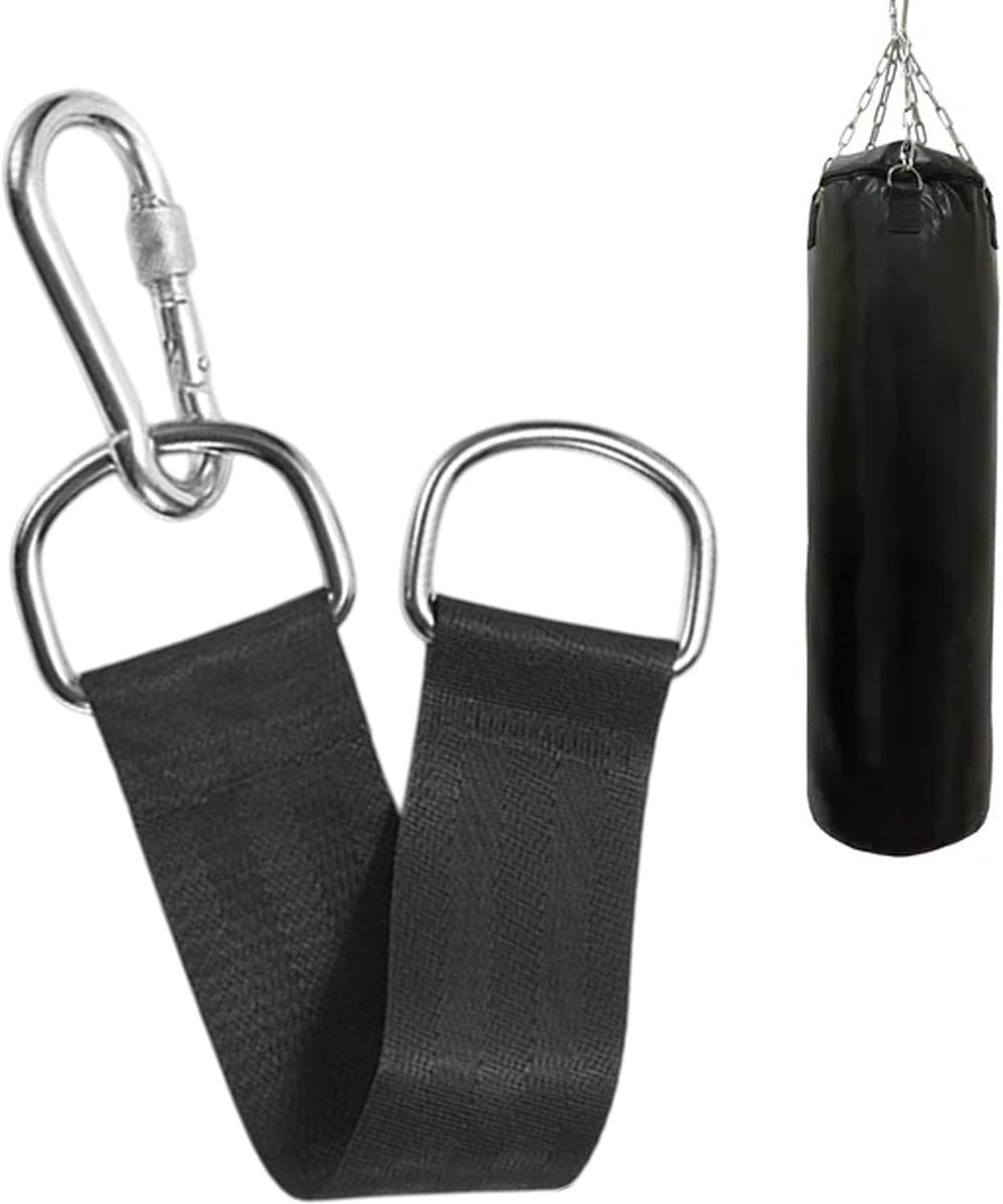 Schommelbanden Set - Verlengriemen - Buitenactiviteiten - Sterk Nylon Materiaal - 33.5 cm Lengte - Zwart