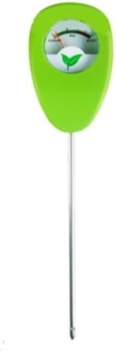 Bodemmeter Vocht pH - Hygrometer Tester - Planten Verzorging - 2-in-1 Meting - Schaal 1-10 - Groen