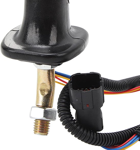 Graafmachine Joystick - Bedieningshendel - Machinebesturing - Ergonomisch Ontwerp - 6-pins - Zwart — afbeelding 5
