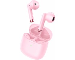Golden Sound draadloze oordopjes - Bluetooth oordopjes - Draadloze oortjes - Oortjes draadloos - Earpods - Sport oordopjes - Geschikt voor Smartphone & Laptop - Roze
