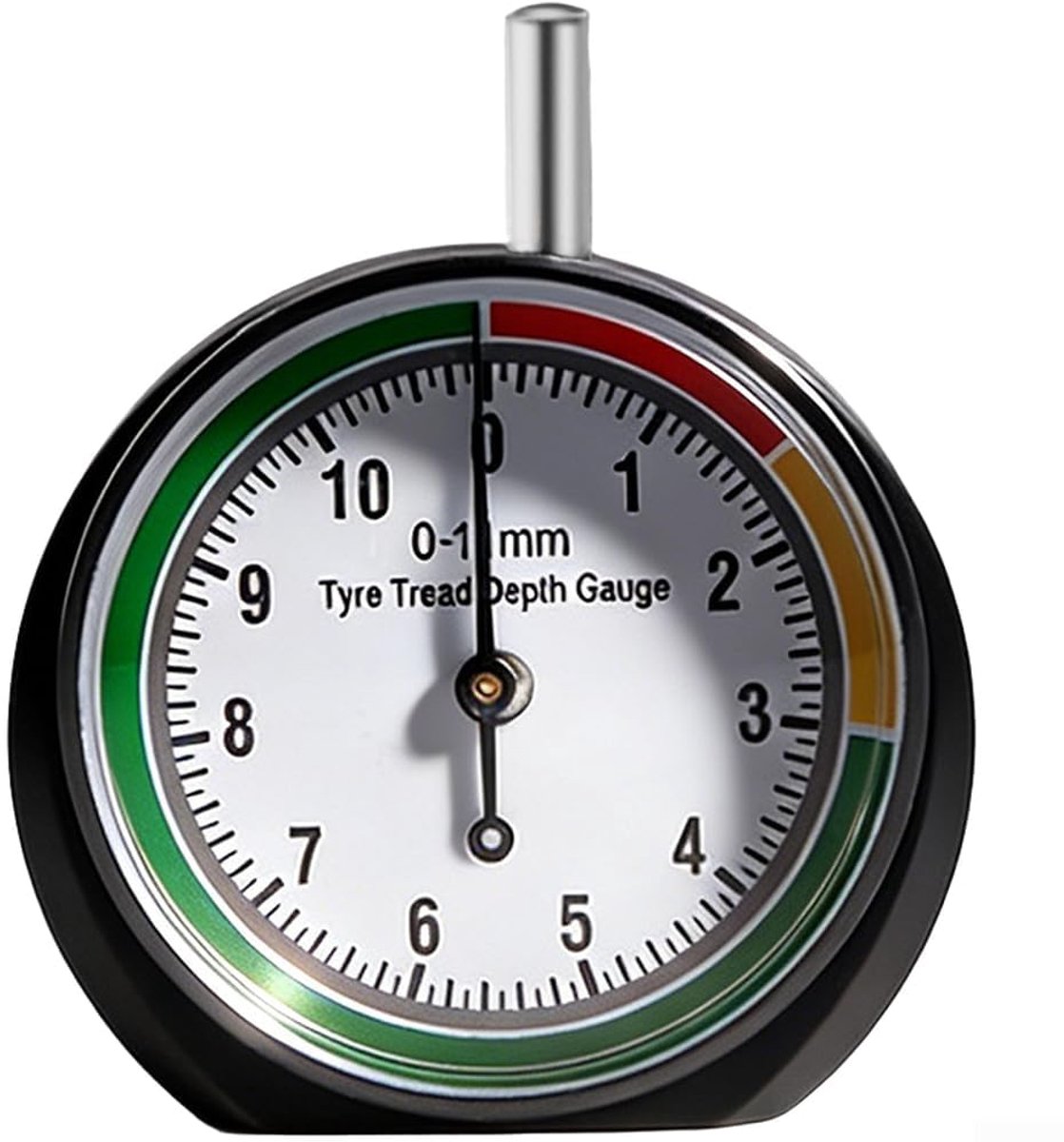 Bandenmeter Set - Loopvlakmeter Profiel - Veiligheid Controleren - Nauwkeurig Zinklegering - 0 tot 11 mm - Zwart
