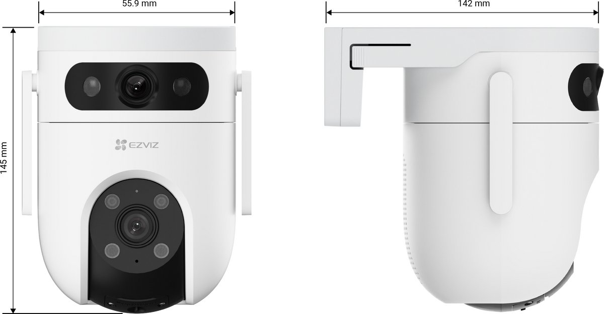 EZVIZ H9c Dual 3K Beveiligingscamera Buiten - 360° Pan & - afbeelding 3